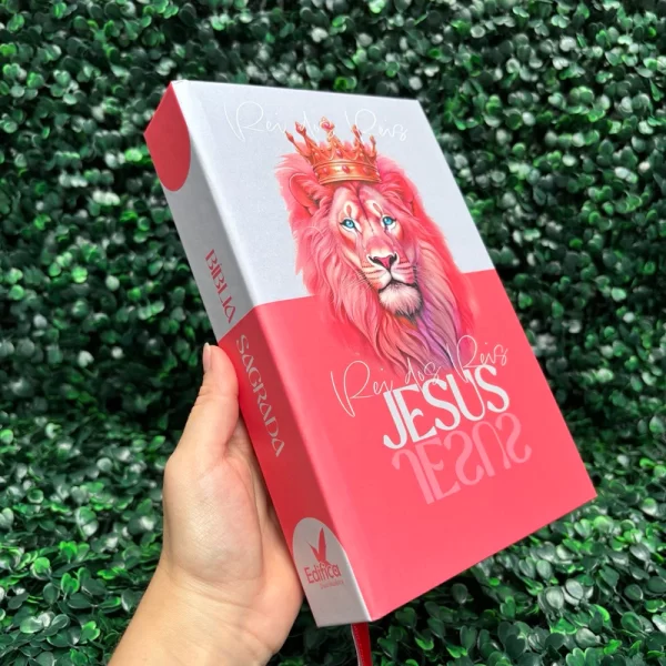 Bíblia Sagrada Feminina Rei dos Reis Salmão Com Harpa e Índice Versão ARC - Imagem 4