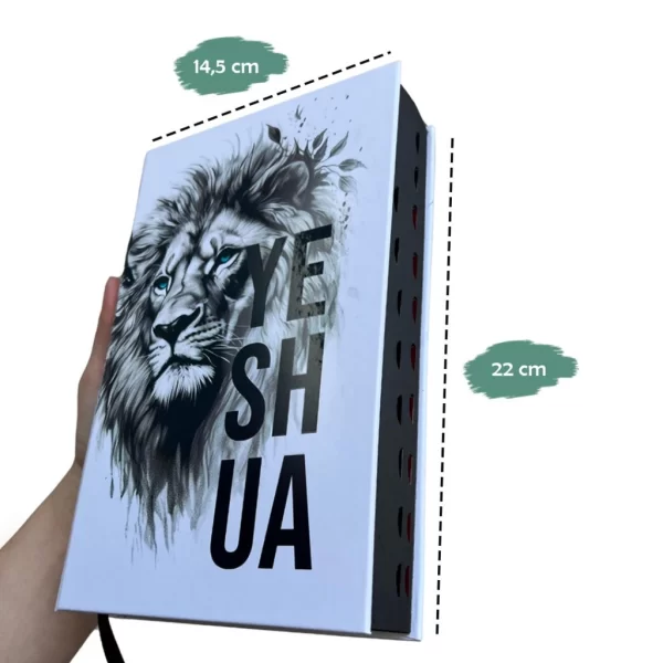 Bíblia Sagrada Yeshua (Jesus) Capa Dura Com Harpa e Índice Versão ARC - Imagem 4