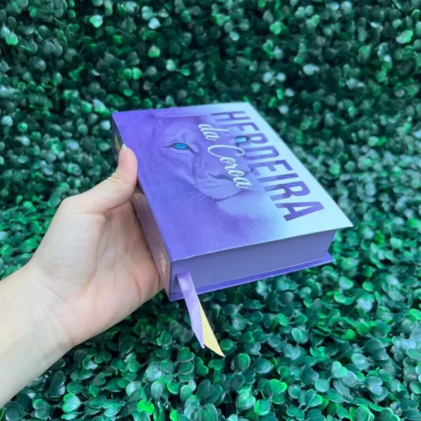 Mini Bíblia de bolsa Herdeira da Coroa Roxa com índice letra pequena ARC - Imagem 3