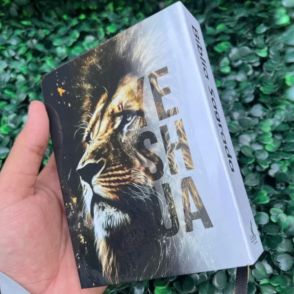 Mini Bíblia Yeshua Dourada com índice Letra Pequena ARC - Imagem 4