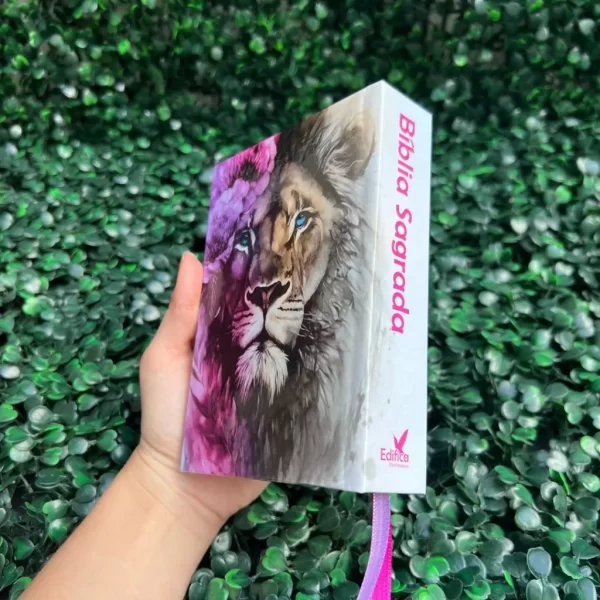 Mini Bíblia de Bolsa Seja Forte e Corajosa com índice Letra Pequena ARC - Imagem 5
